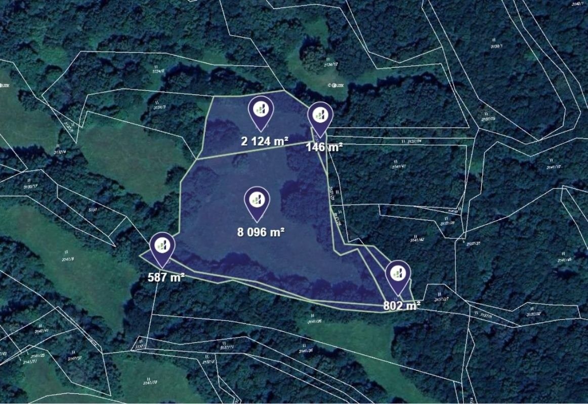 Louka, 2 939 m²