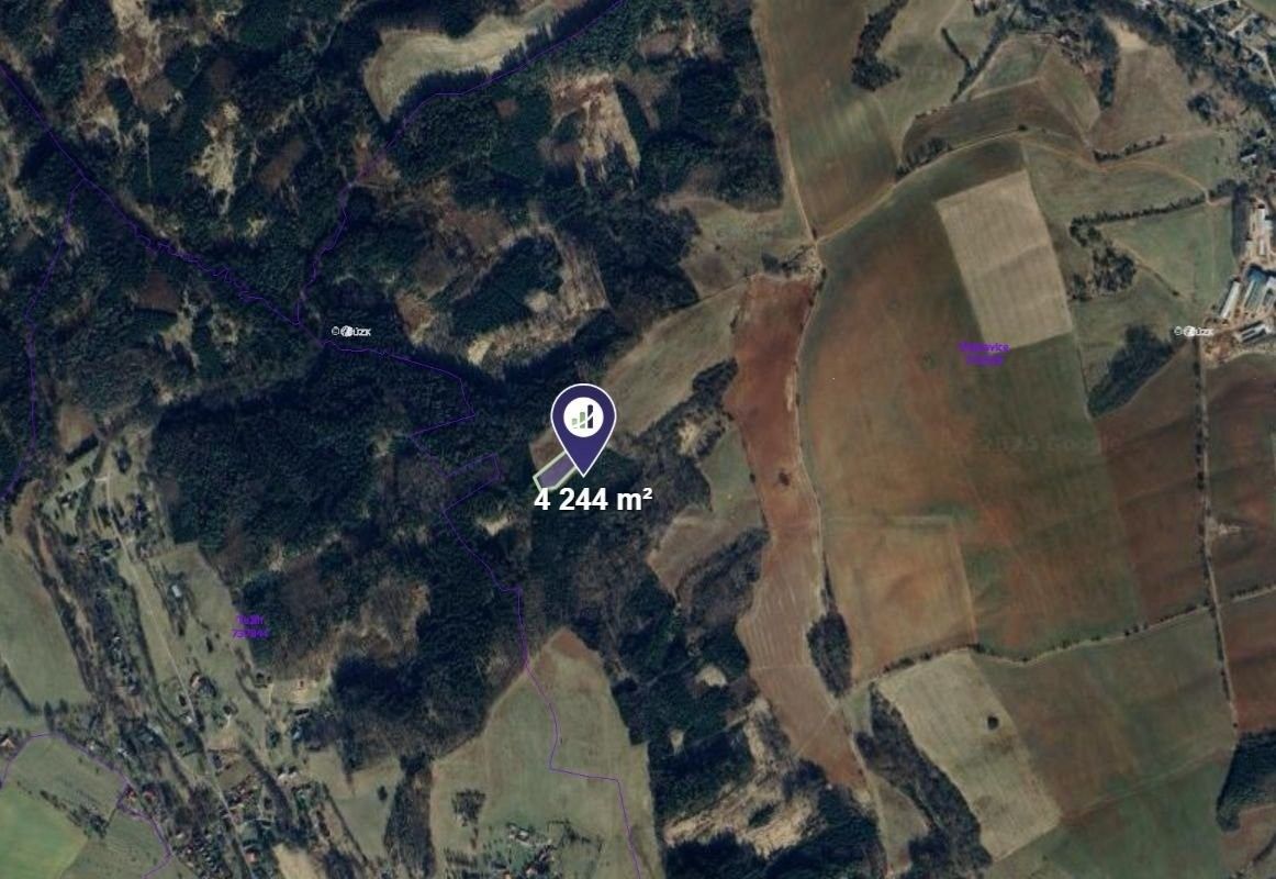 Louky, Úbislavice, 4 244 m² - 2