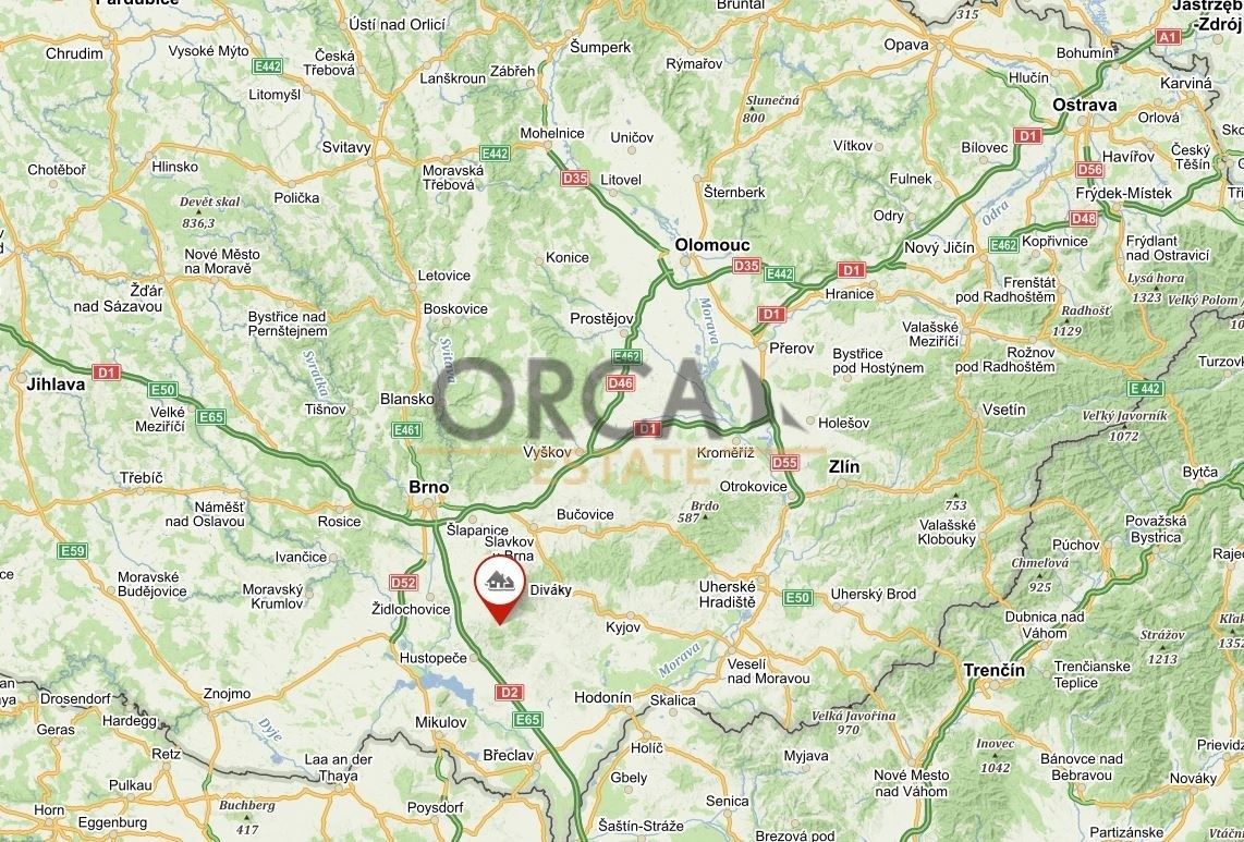 Prodej pozemek pro bydlení - Diváky, 691 71