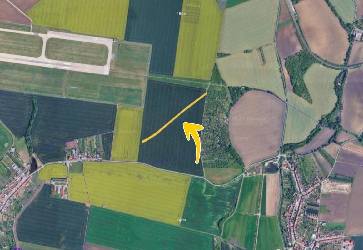 Pronájem zemědělský pozemek - Šlapanice, 2 002 m²