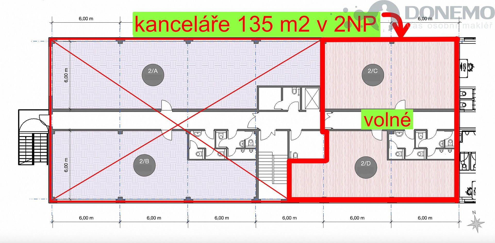 Pronájem kancelář - Ostrava - Svinov, okres Ostrava-město, Moravskoslezský kraj, 125 m² - 5