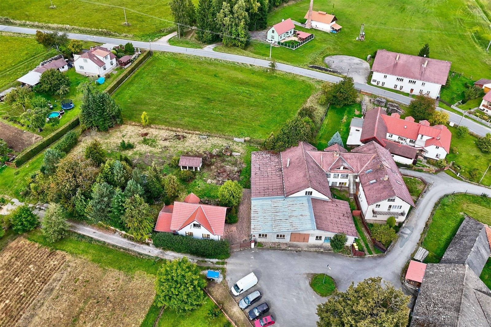 Prodej rodinný dům - Hříběcí, Horní Cerekev, 460 m²