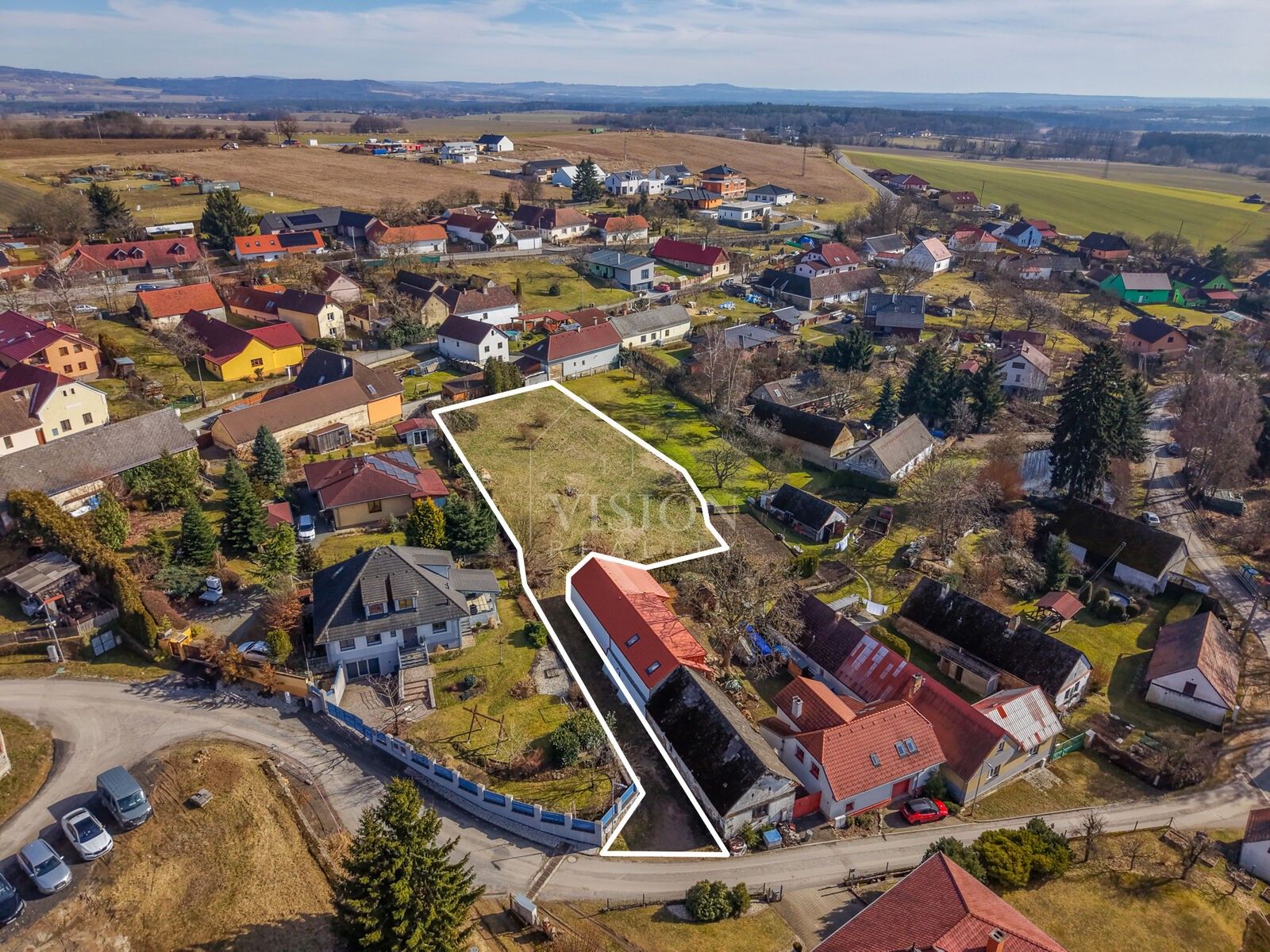 Pozemky pro bydlení, Chotoviny, 1 888 m² - 1