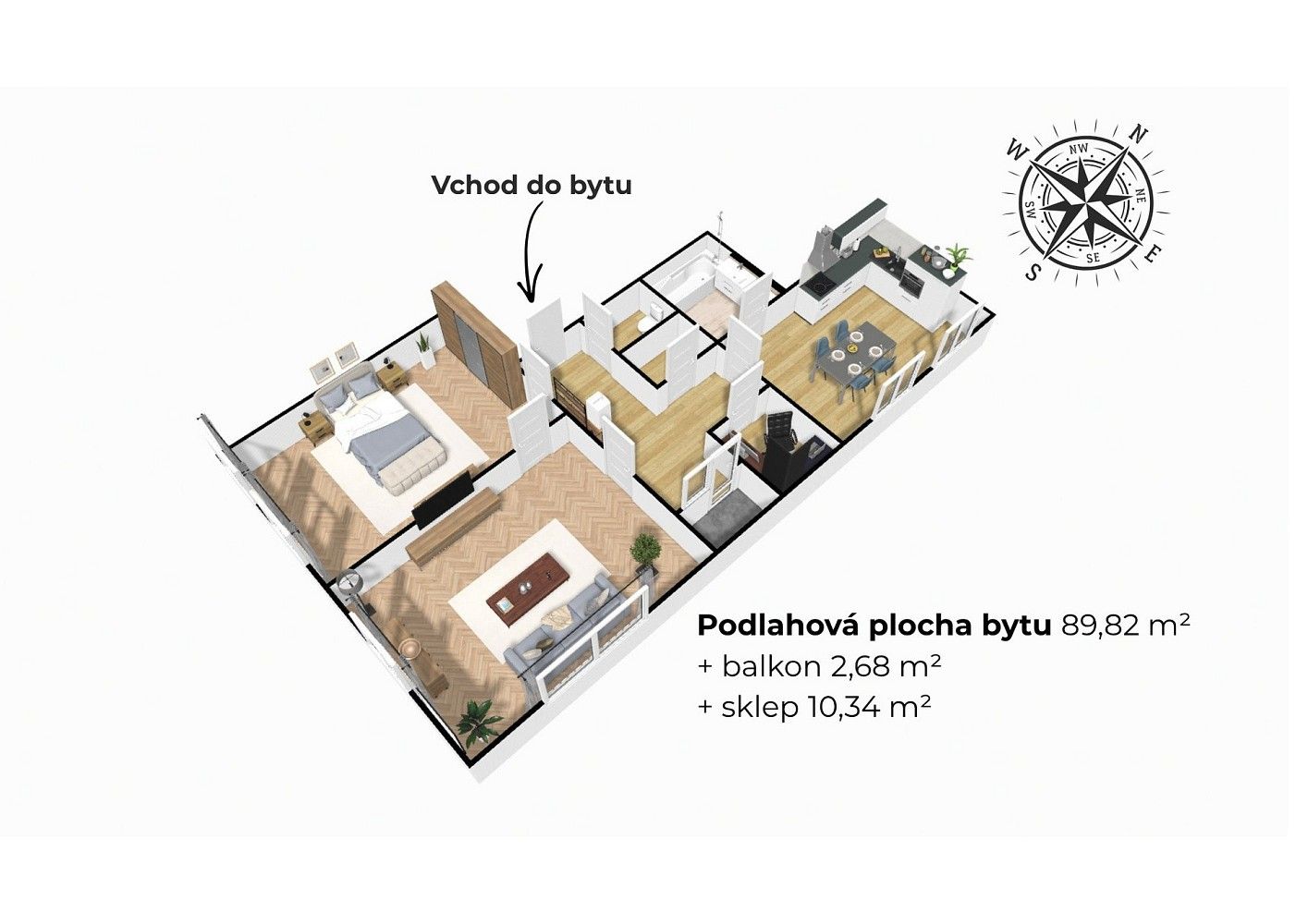Byt 2+1 · 90 m² · Olomouc, Olomoucký kraj - 3