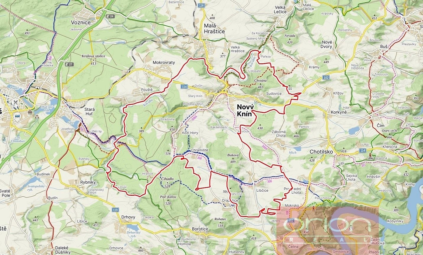 Pozemek pro bydlení · Nový Knín - Sudovice, okres Příbram - 3