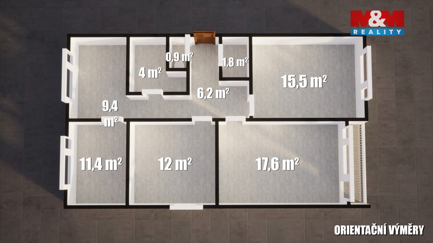 Prodej byt 4+1 - Na Radouči, Mladá Boleslav, 88 m²