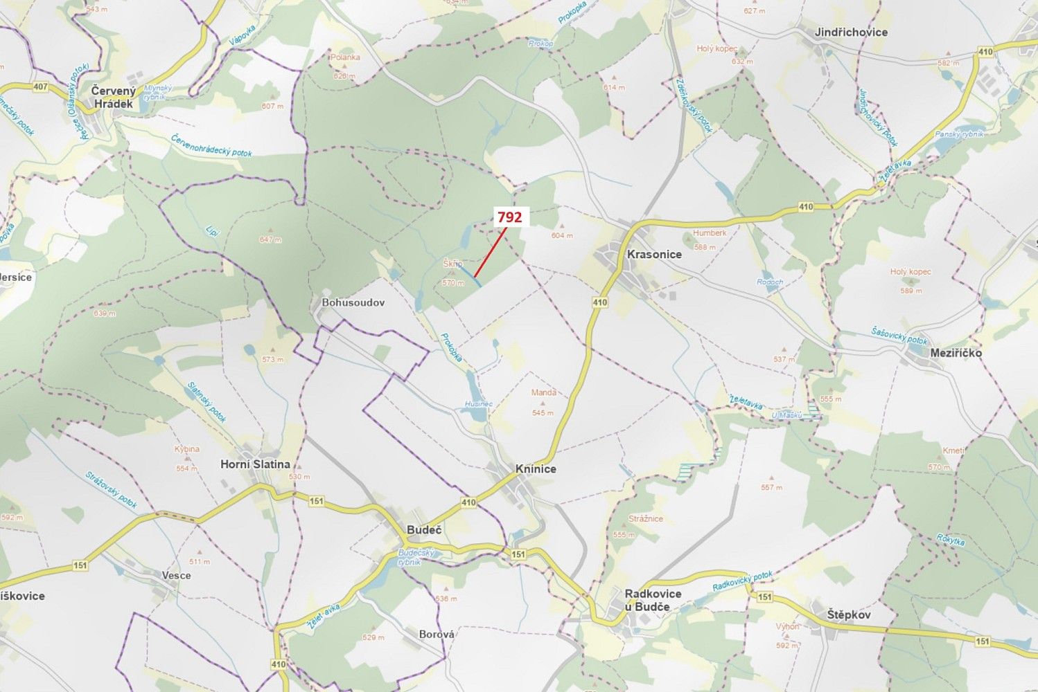 Les, 5 706 m²
