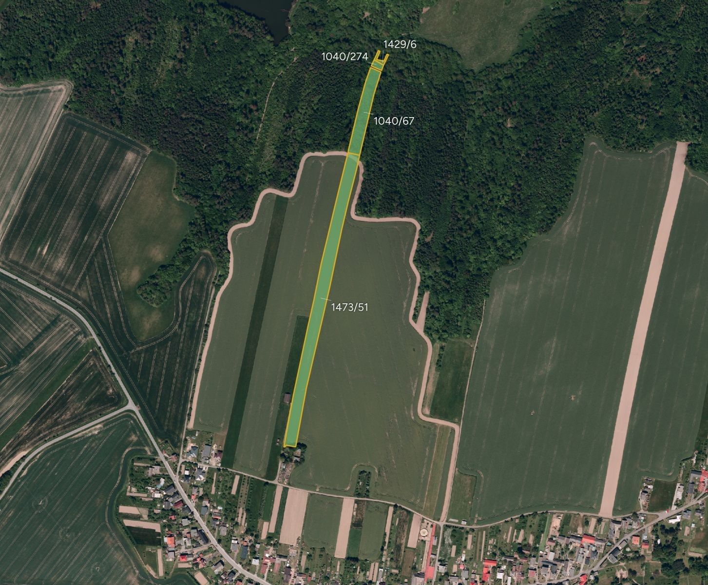 Zemědělské pozemky, Tísek - 1