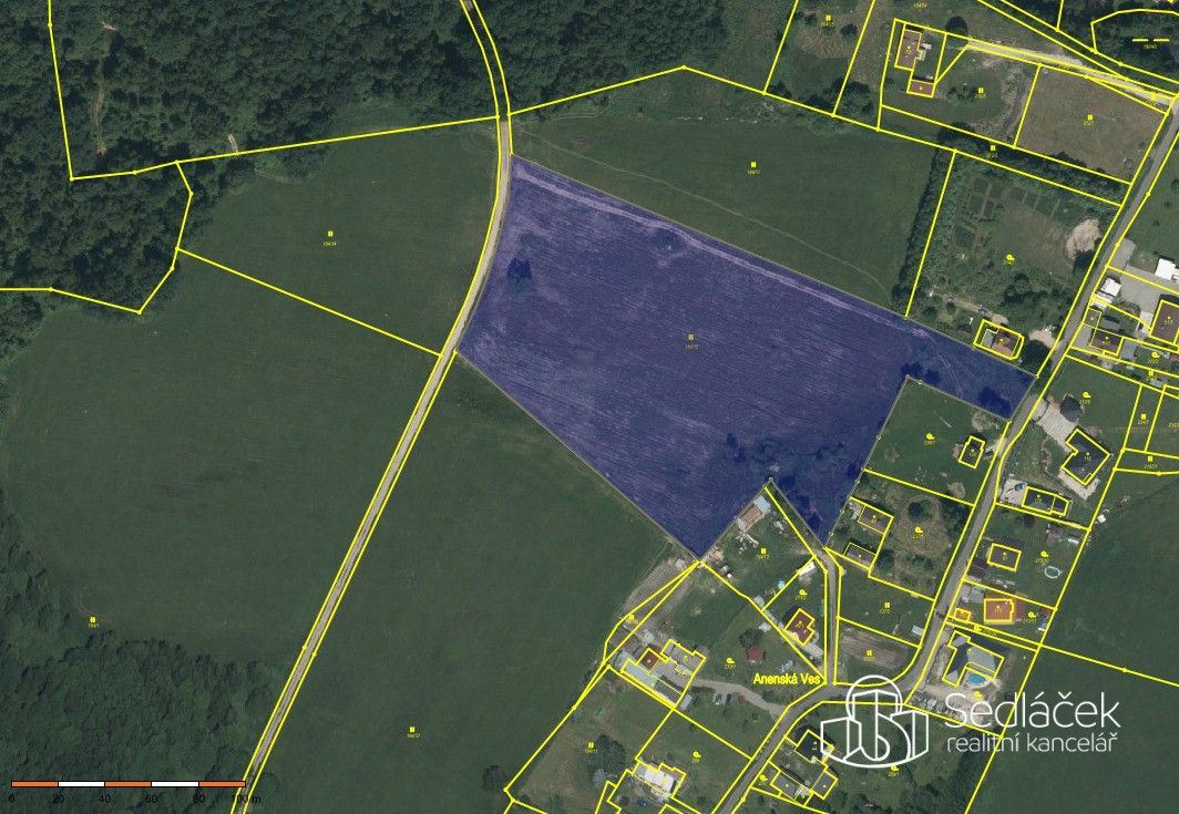 Prodej zemědělský pozemek - Hrádek, Krajková, 20 262 m² - 2