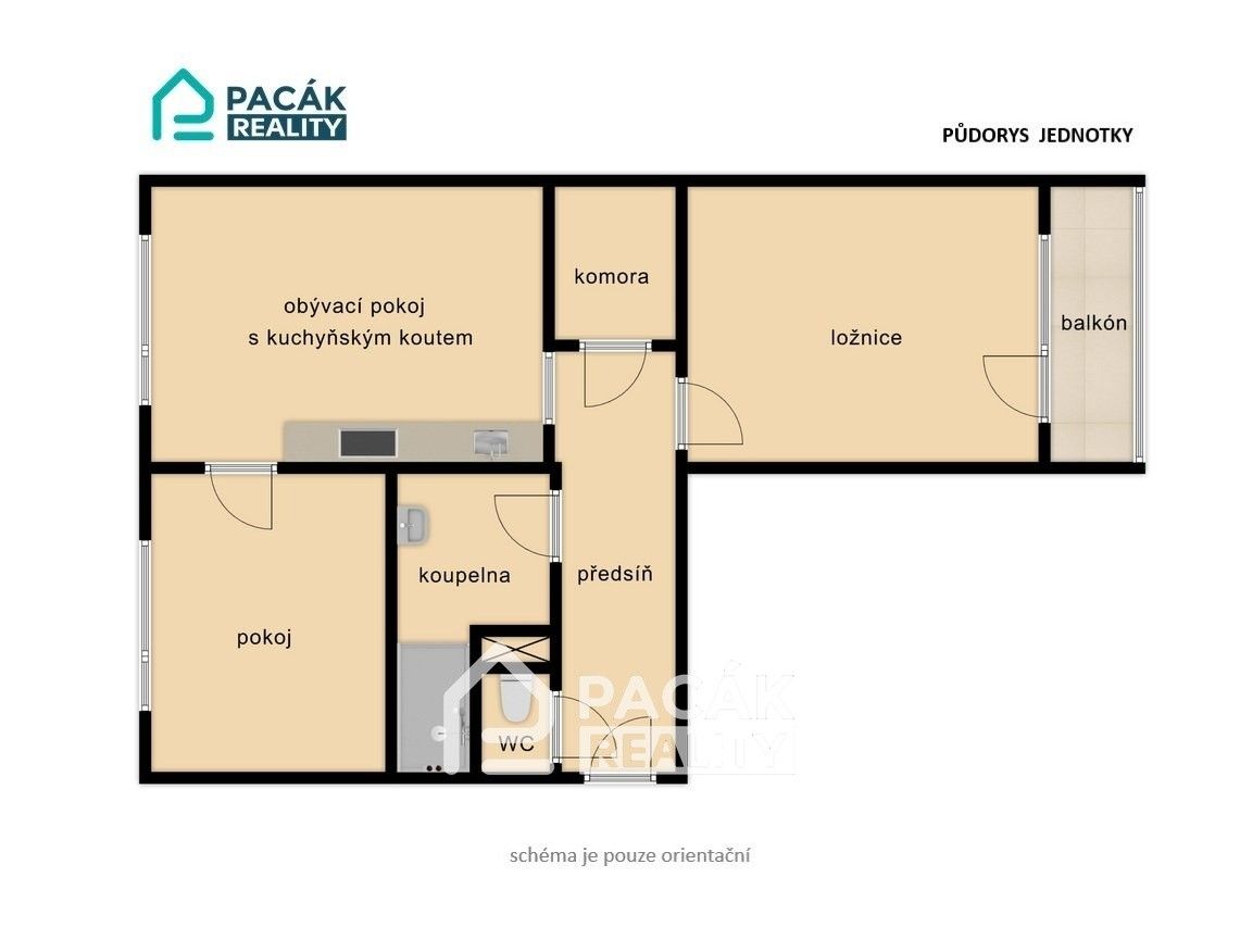 Byt 3+kk · 58 m² · Na Hrázi, Hranice - 4
