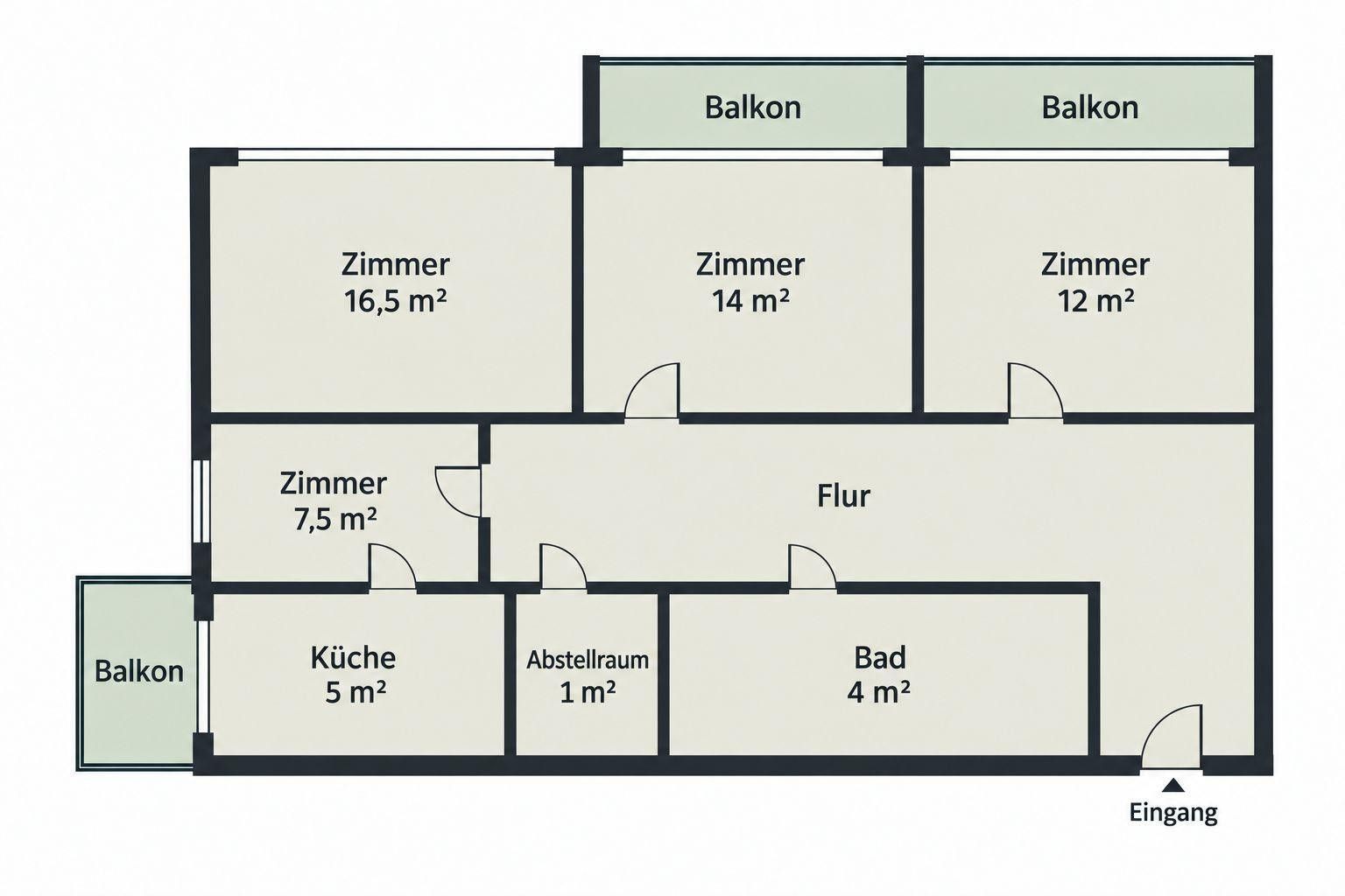 3+kk, Agnes-Bernauer-Straße 73 München Laim Bayern 80687, 83 m² - 1