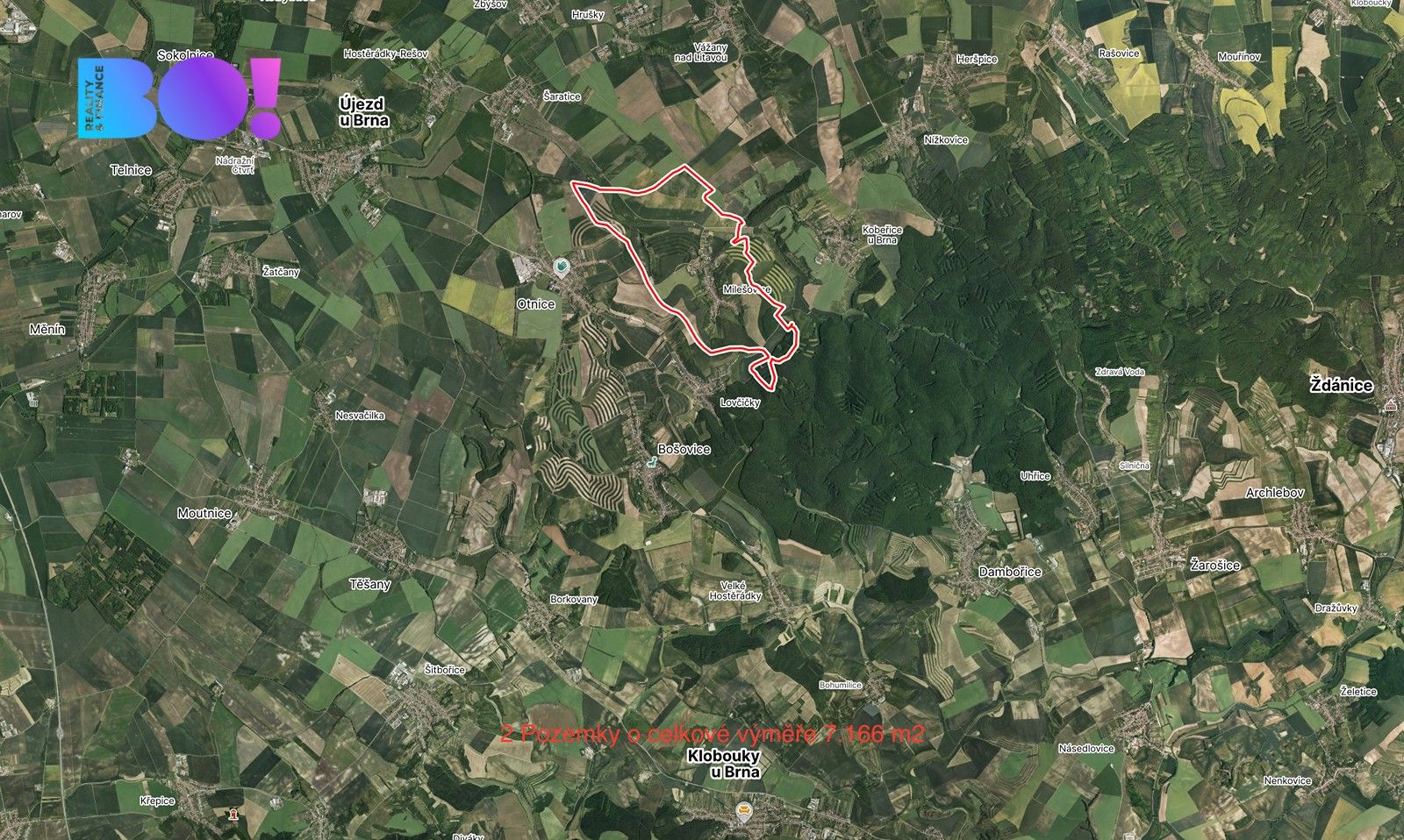 Prodej zemědělský pozemek - Milešovice, 7 m²