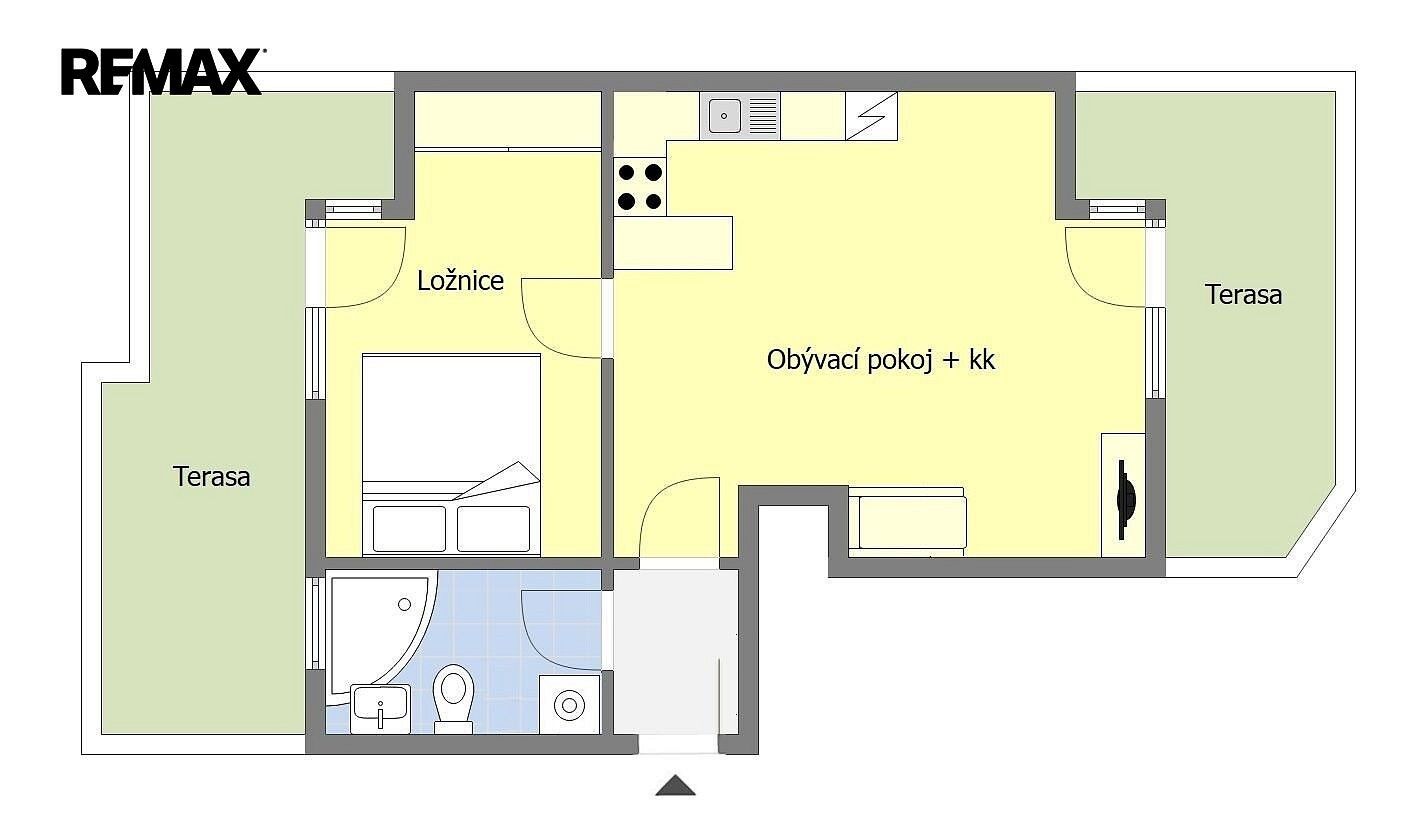 Byt 2+kk · 45 m² · Praha - Žižkov, okres Praha 3, Hlavní město Praha - 3