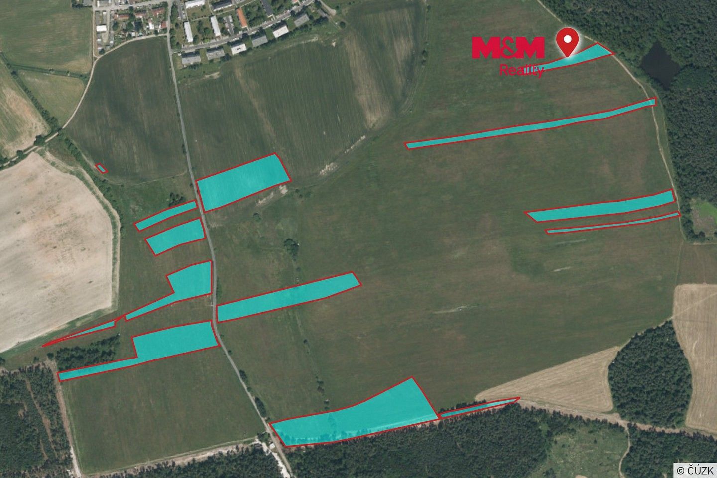 Zemědělské pozemky, Líně, okres Plzeň-sever, Plzeňský kraj - 1