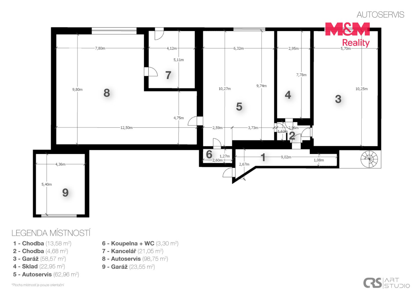 Prodej výrobní prostory - Mařenice, 214 m² - 2