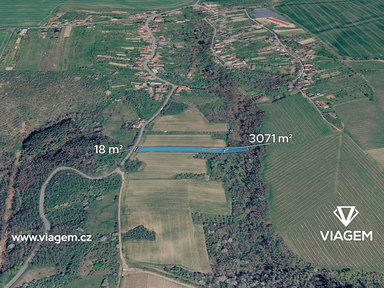 Zemědělské pozemky, Újezdec, okres Uherské Hradiště, Zlínský kraj - 1