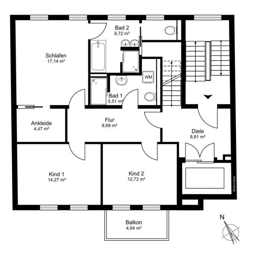 4+1, Riedlstraße 3 München Lehel Bayern 80538, 150 m² - 2