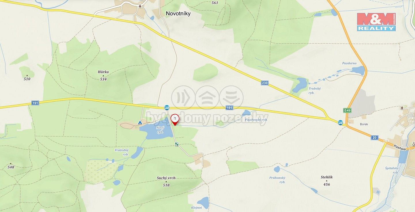 Prodej louka - Nepomuk, okres Plzeň-jih, Plzeňský kraj - 5