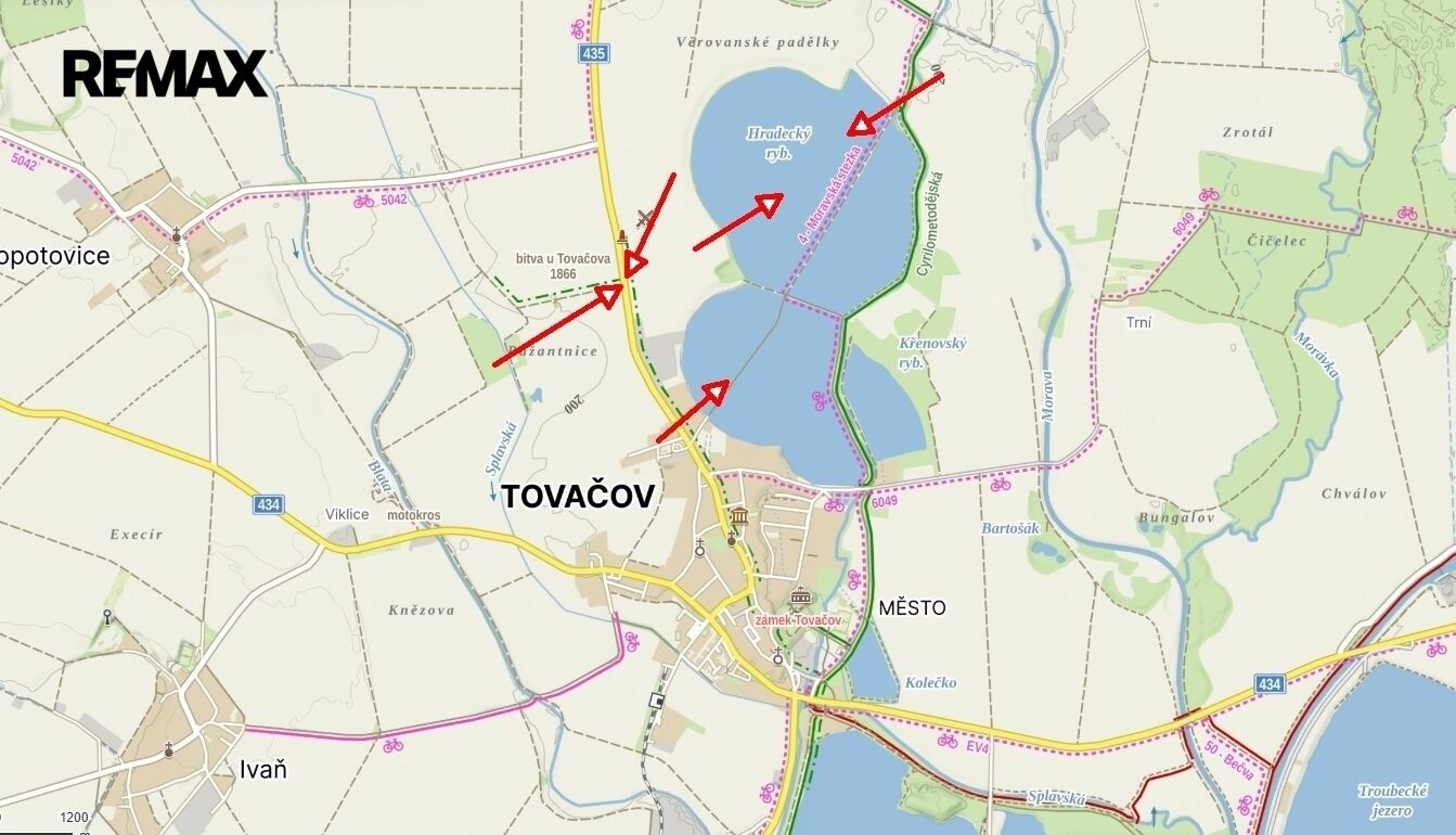 Rybníky, Tovačov, 13 523 m² - 2