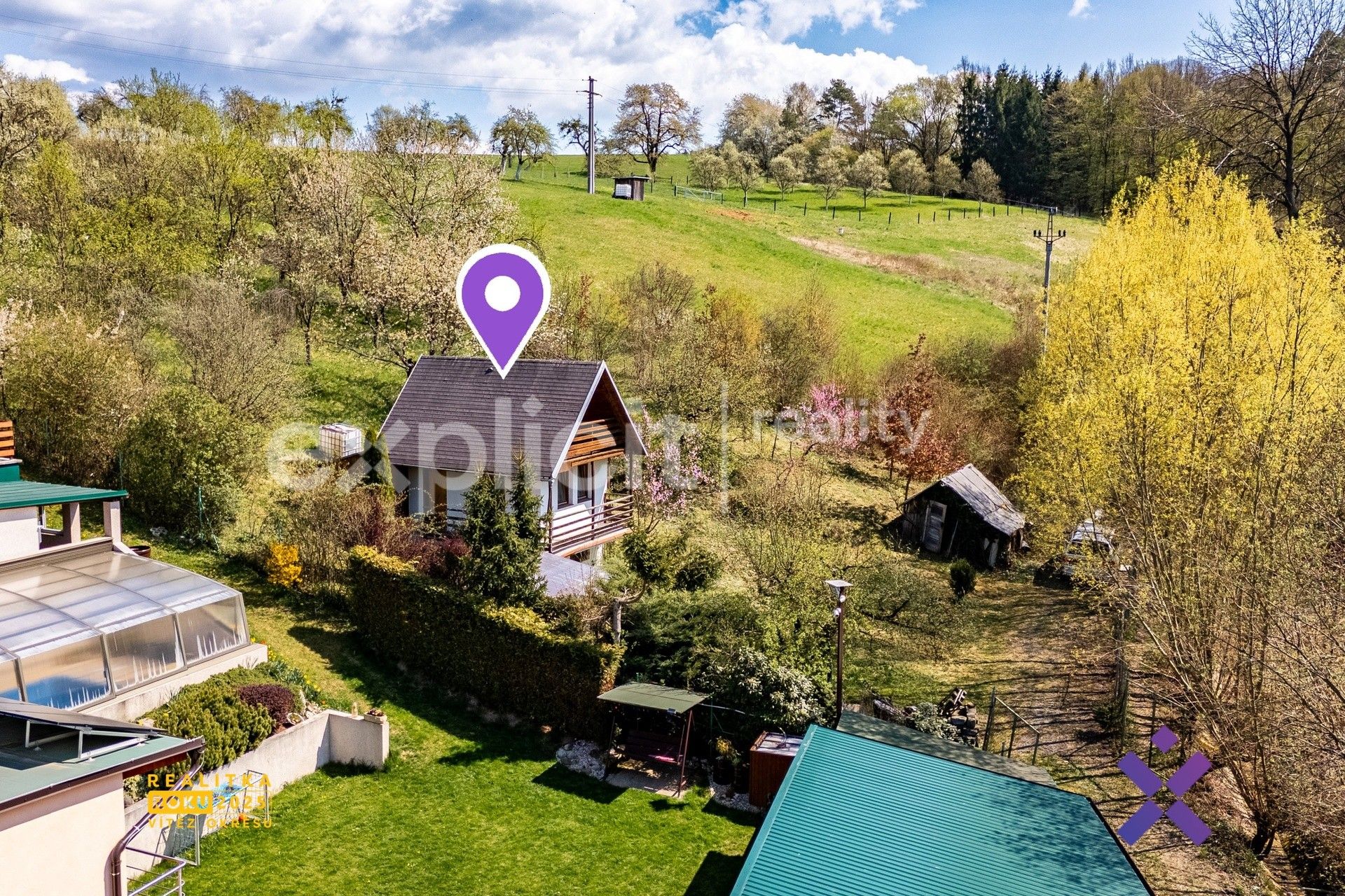 Chaty, Nivka, Hvozdná, 60 m² - 2