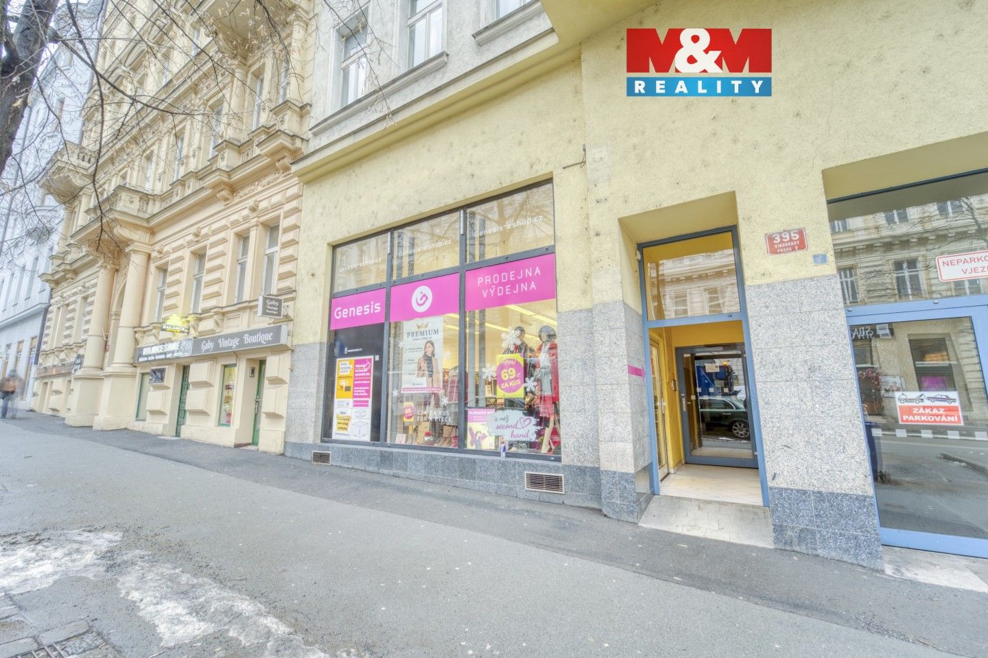 Obchodní prostory, Vinohradská, Praha, 161 m²