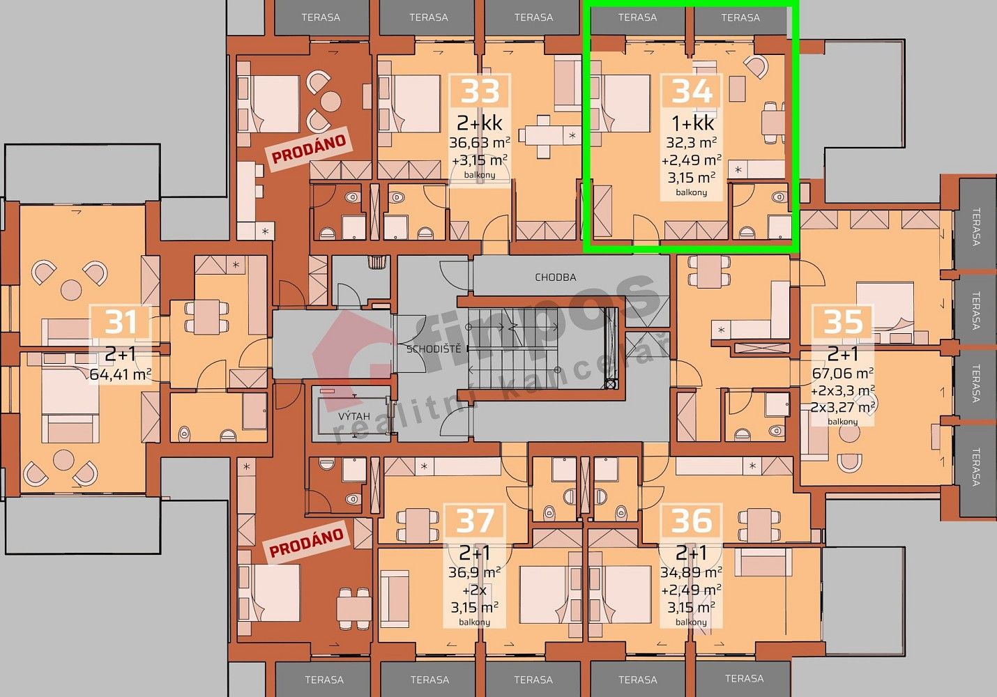 1+kk, Benecko - Štěpanická Lhota, okres Semily, Liberecký kraj, 32 m² - 2