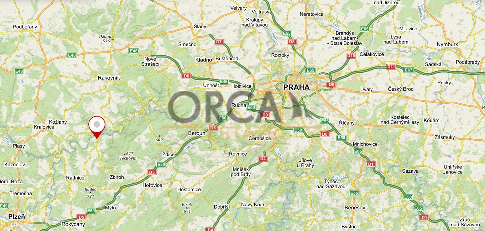 Pozemek · Zvíkovec, okres Rokycany, Plzeňský kraj - 3