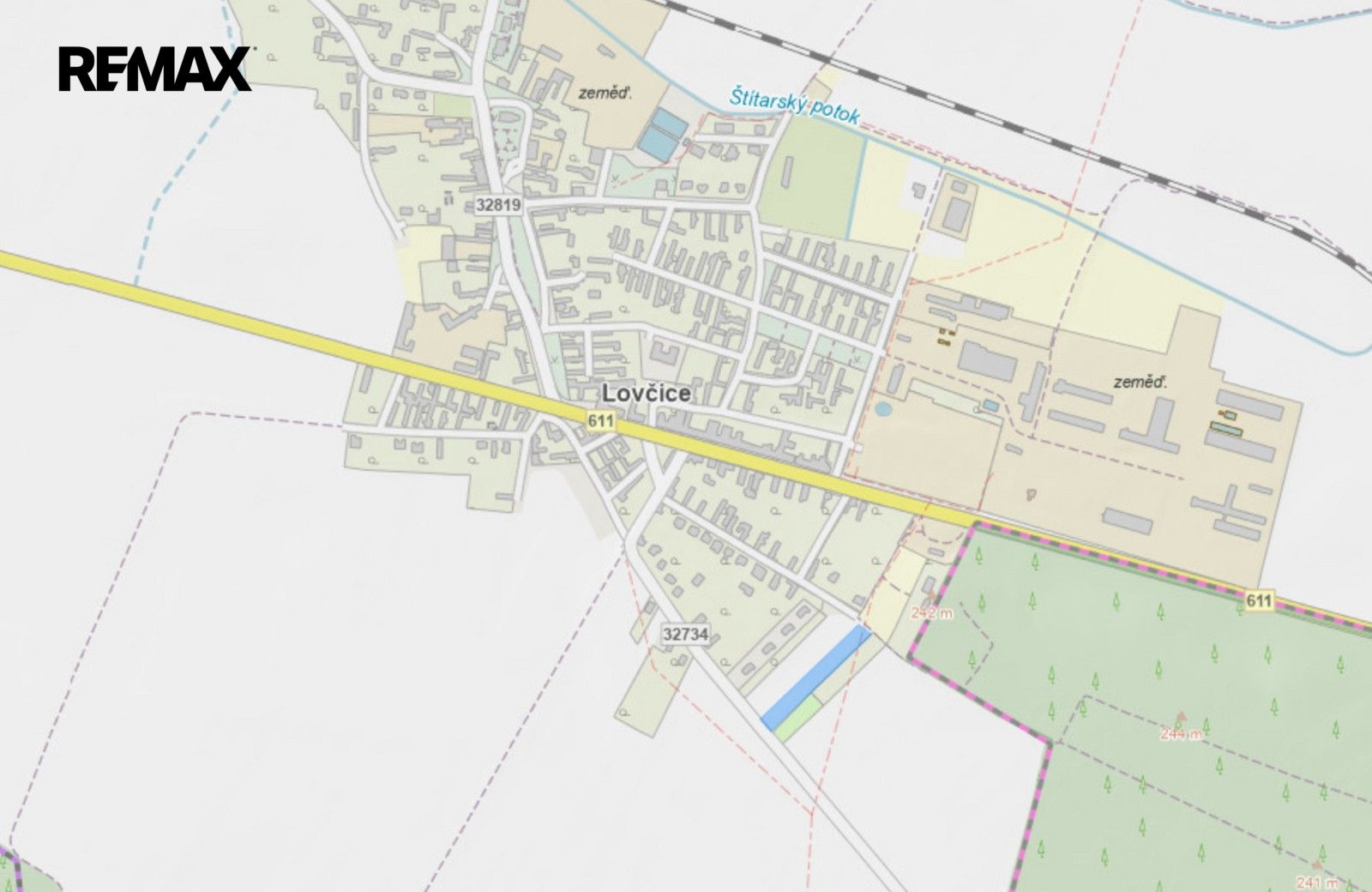 Pozemky pro bydlení, Lovčice, 1 007 m² - 2