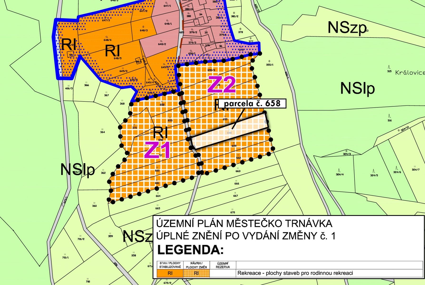 Pozemek pro bydlení · Městečko Trnávka Stará Roveň - 3