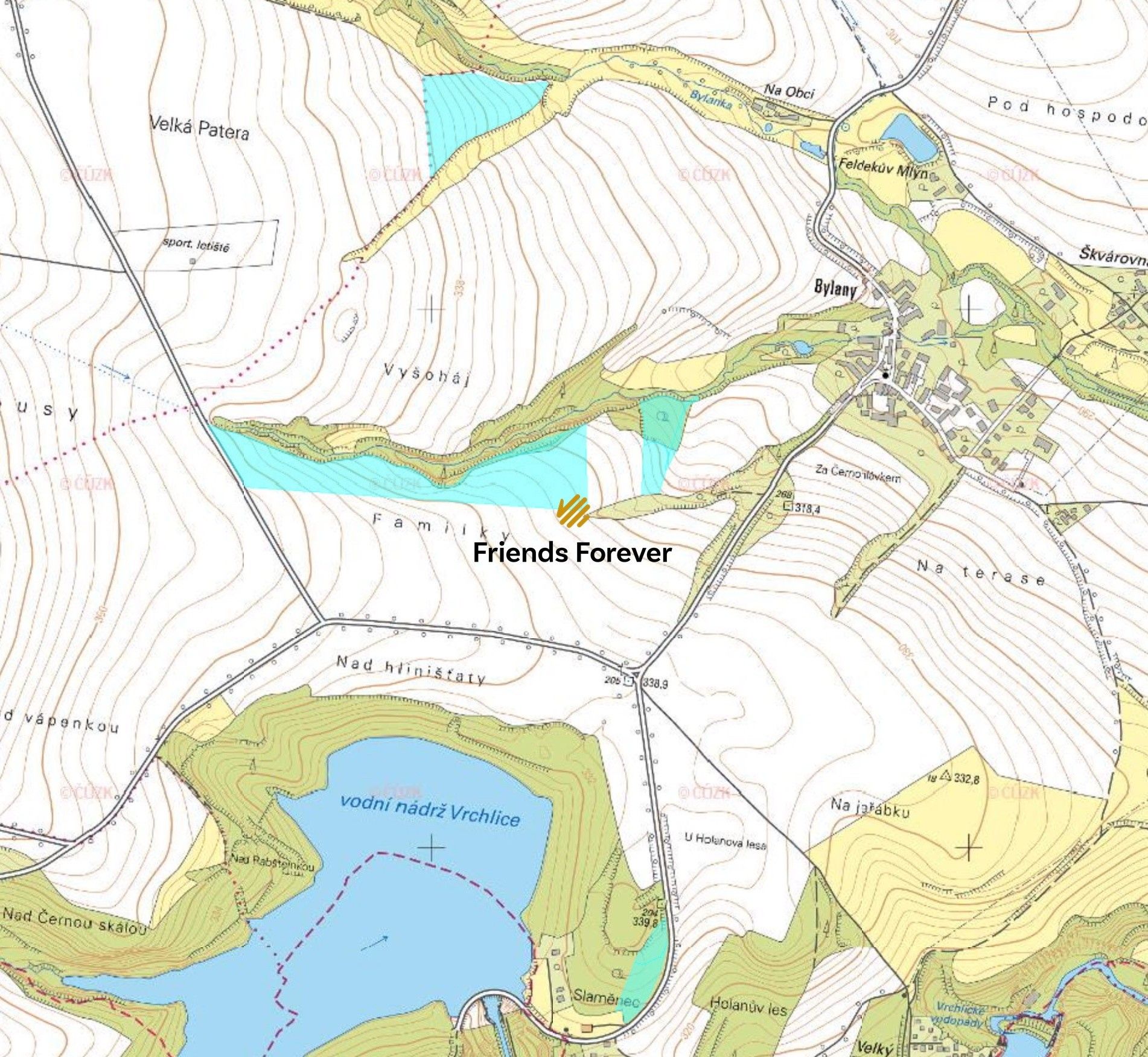 Prodej zemědělský pozemek - Bylany, Miskovice, 94 510 m²