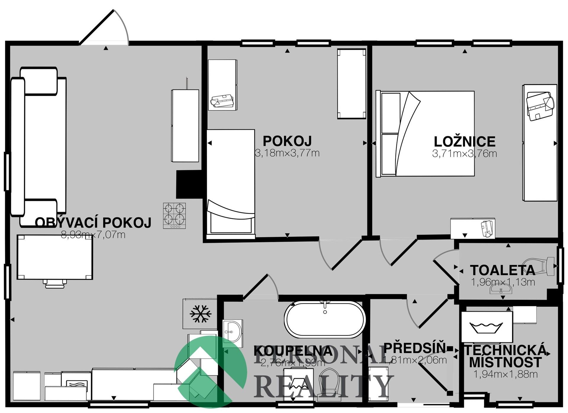 Prodej rodinný dům - Narysov, 74 m² - 5