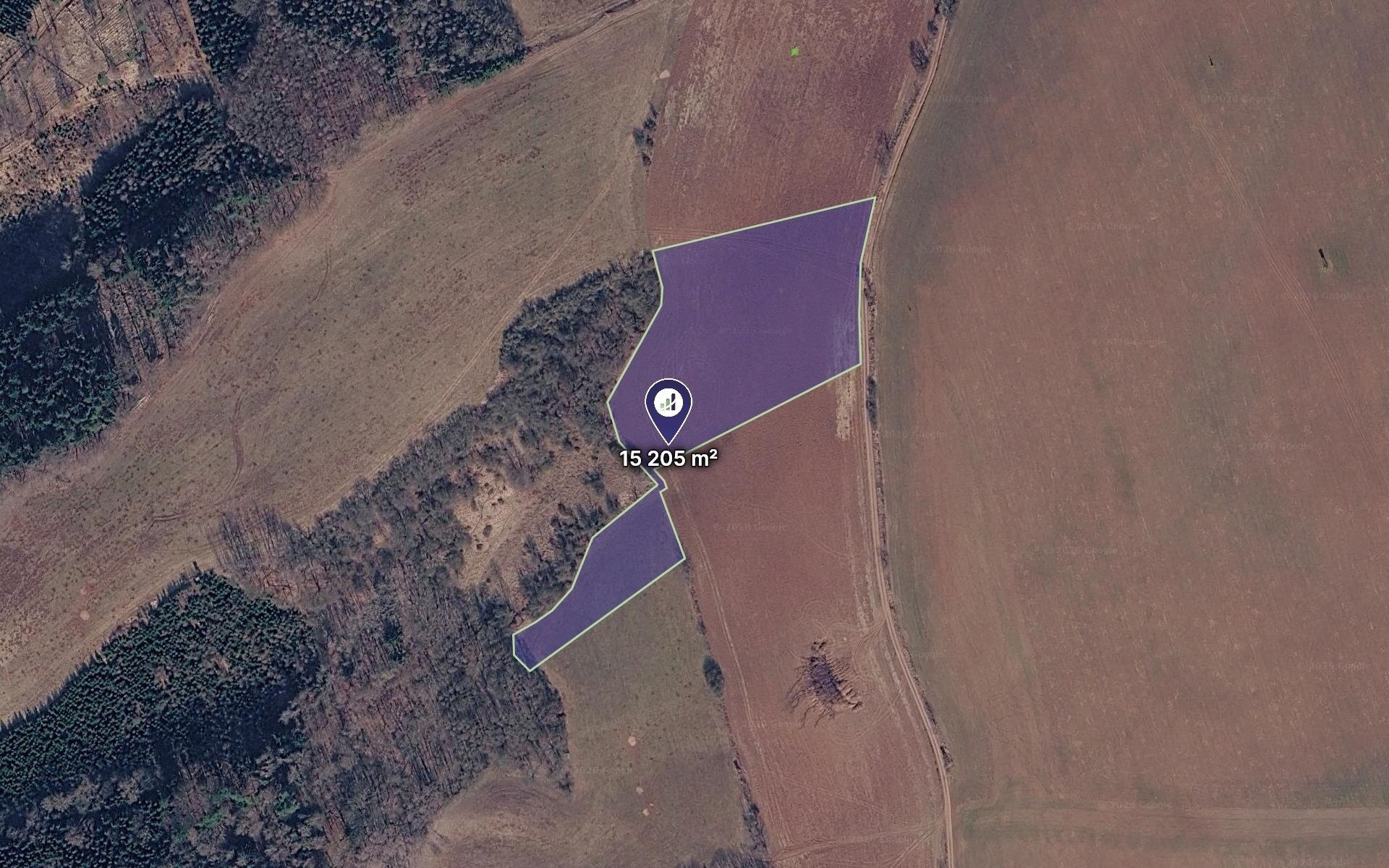 Zemědělský pozemek, 15 205 m²