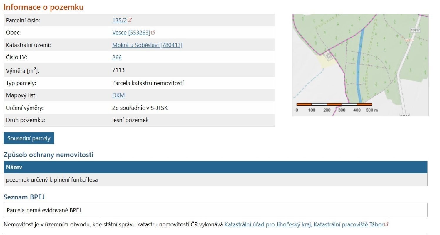 Les · 24 818 m² · Mokrá, Vesce - 4