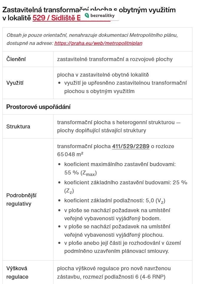Pozemek pro bydlení · Hlubočepská 57, Praha Hlubočepy - 3