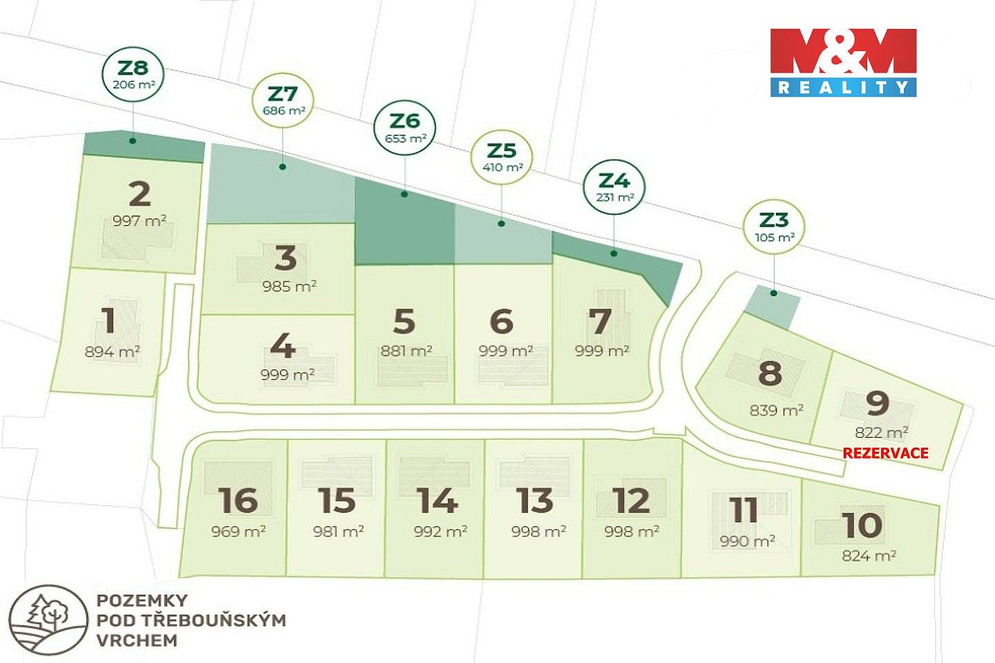 Prodej pozemek pro bydlení - Toužim - Třebouň, okres Karlovy Vary, Karlovarský kraj - 2