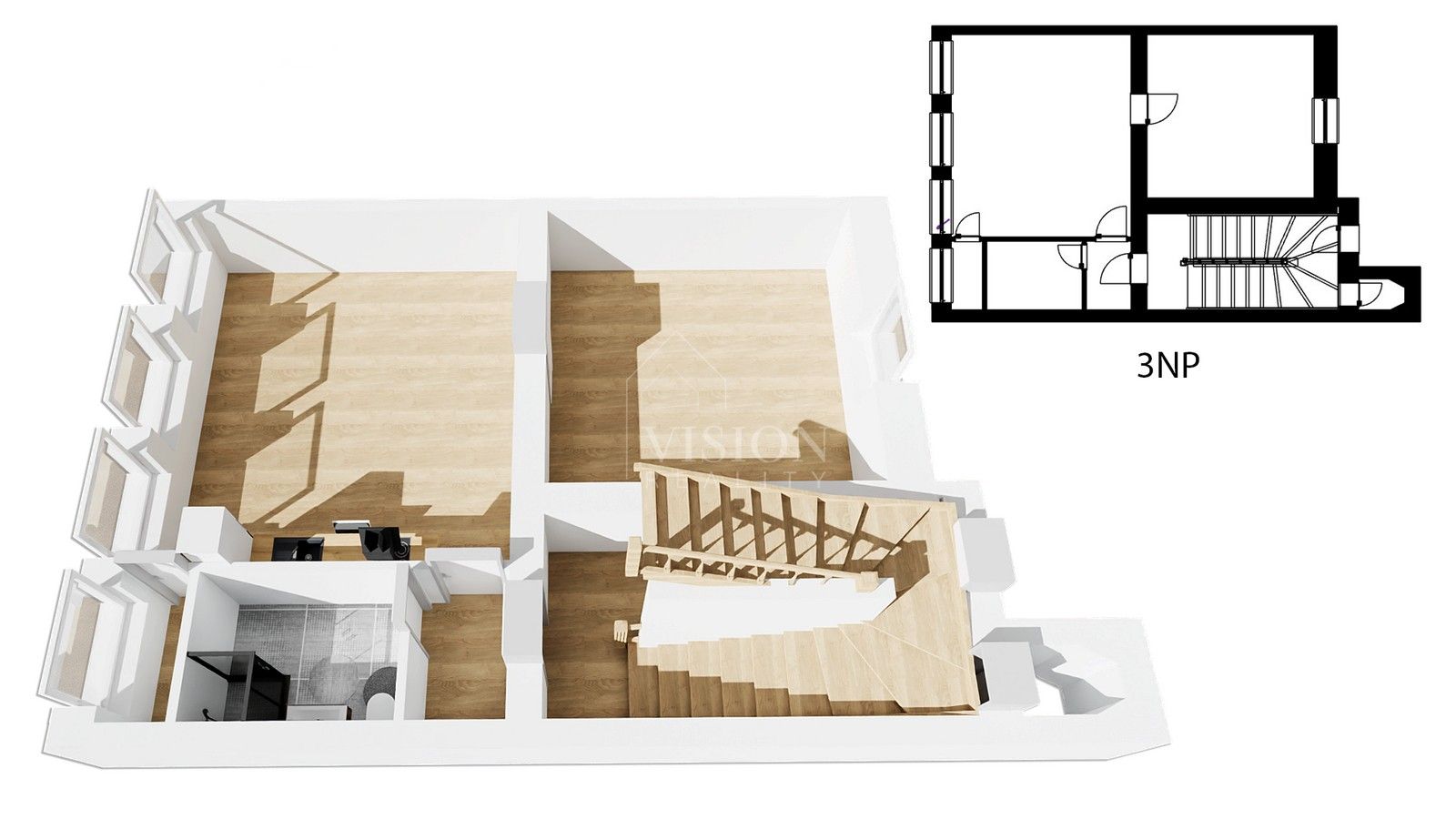 Prodej byt 2+kk - Marxova, Ústí nad Labem, 58 m²