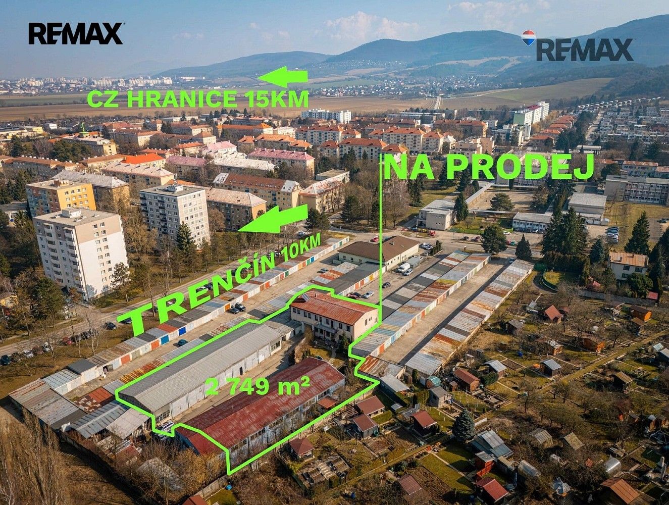Komerční pozemek, 2 749 m²