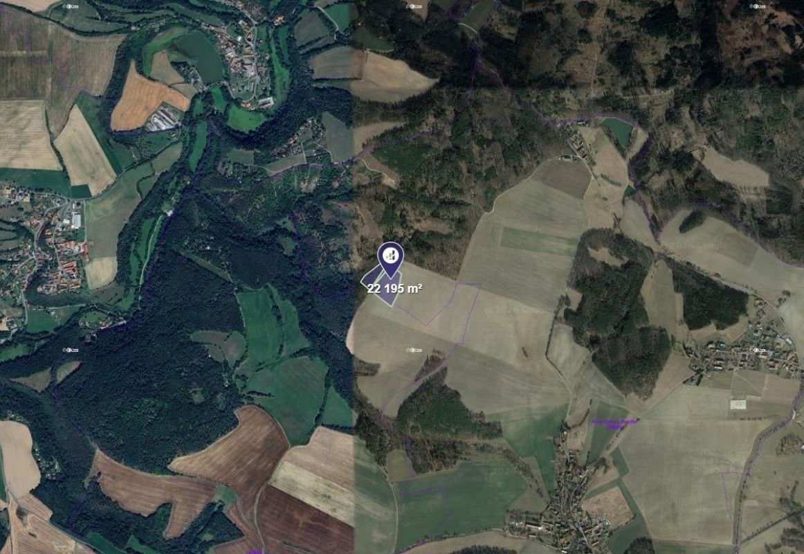 Zemědělské pozemky, Nové Dvory, 5 549 m² - 2