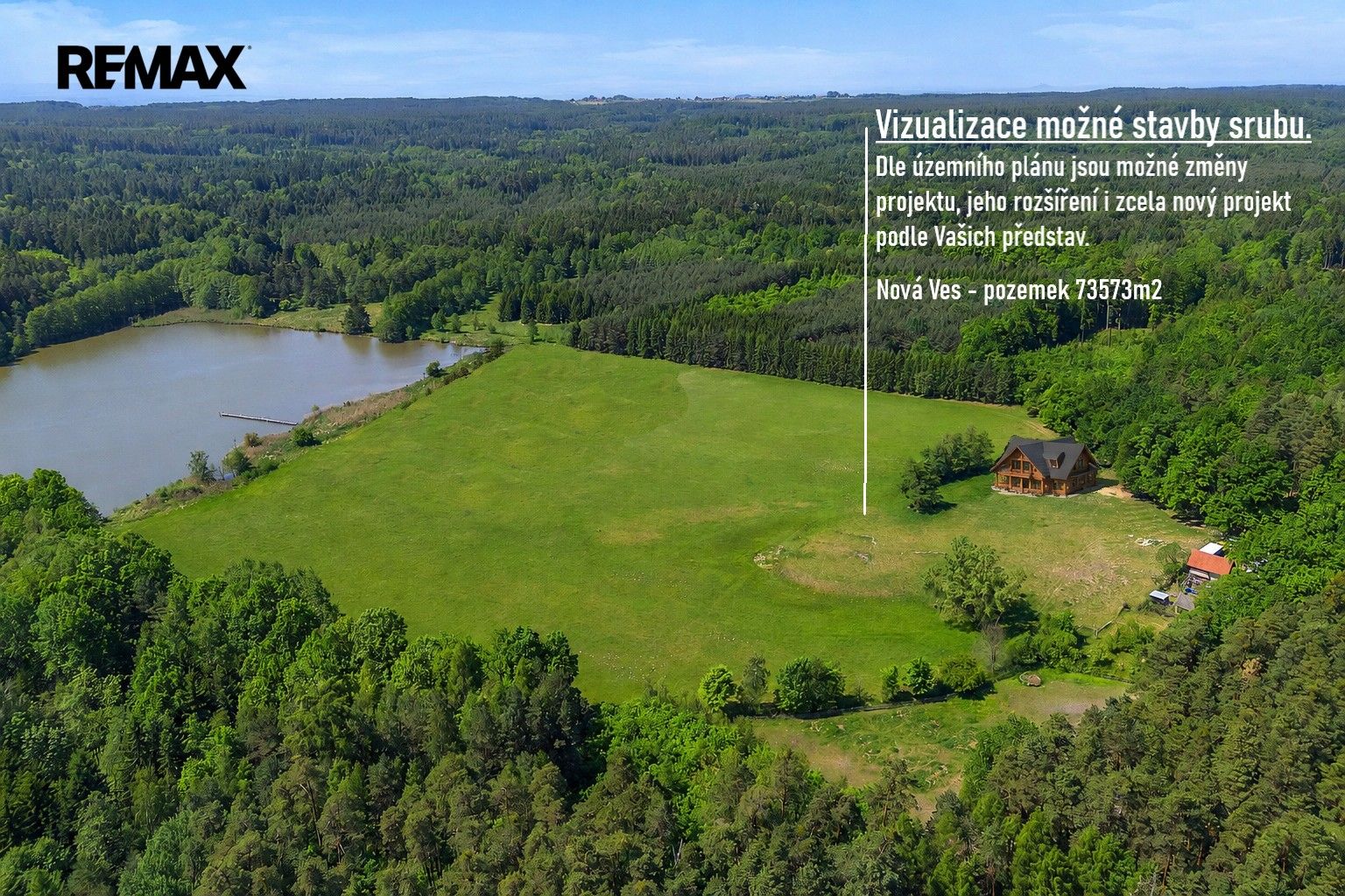 Pozemky pro bydlení, Nová Ves, 73 573 m² - 2