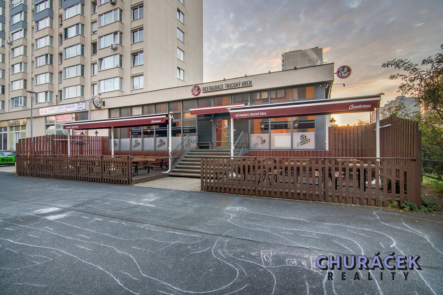 Restaurace, Praha - Troja, okres Praha 8, Hlavní město Praha, 378 m² - 1