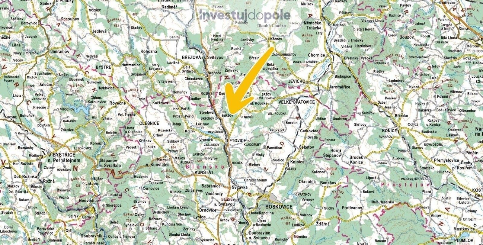 Les · 4 290 m² · Letovice - 3
