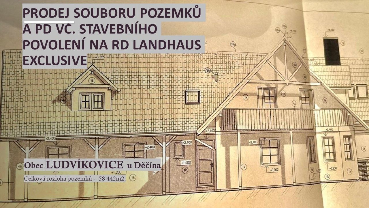 Pozemky pro bydlení, Ludvíkovice, 58 442 m²
