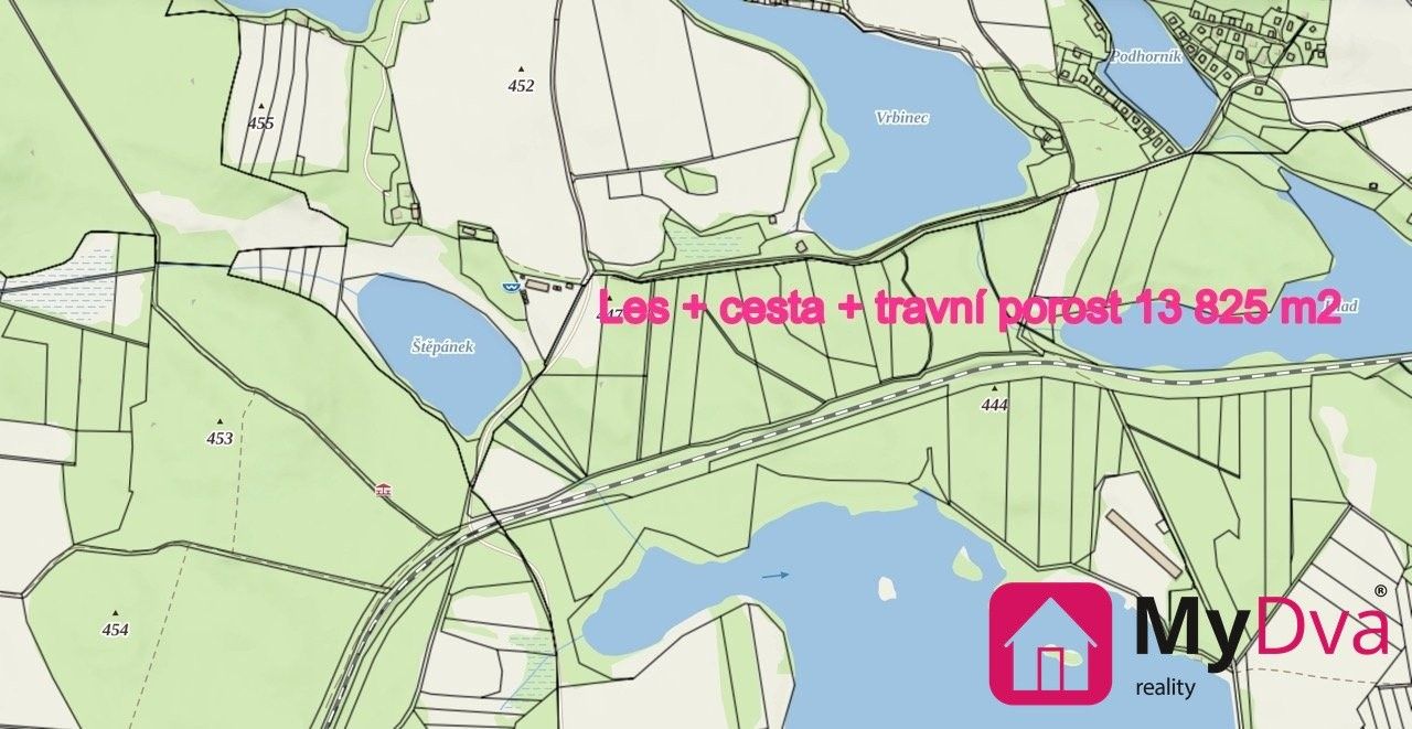 Lesy, Studenec, 6 045 m²