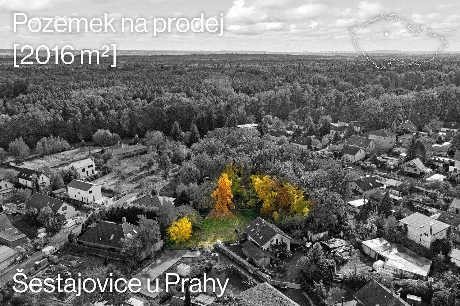 Pozemky pro bydlení, Šestajovice, okres Praha-východ, Středočeský kraj - 2
