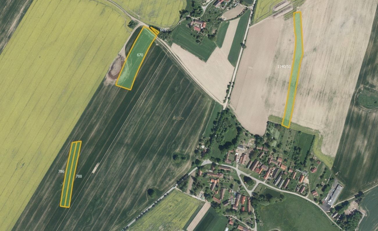 Zemědělské pozemky, Nové Vyklantice, Vyklantice