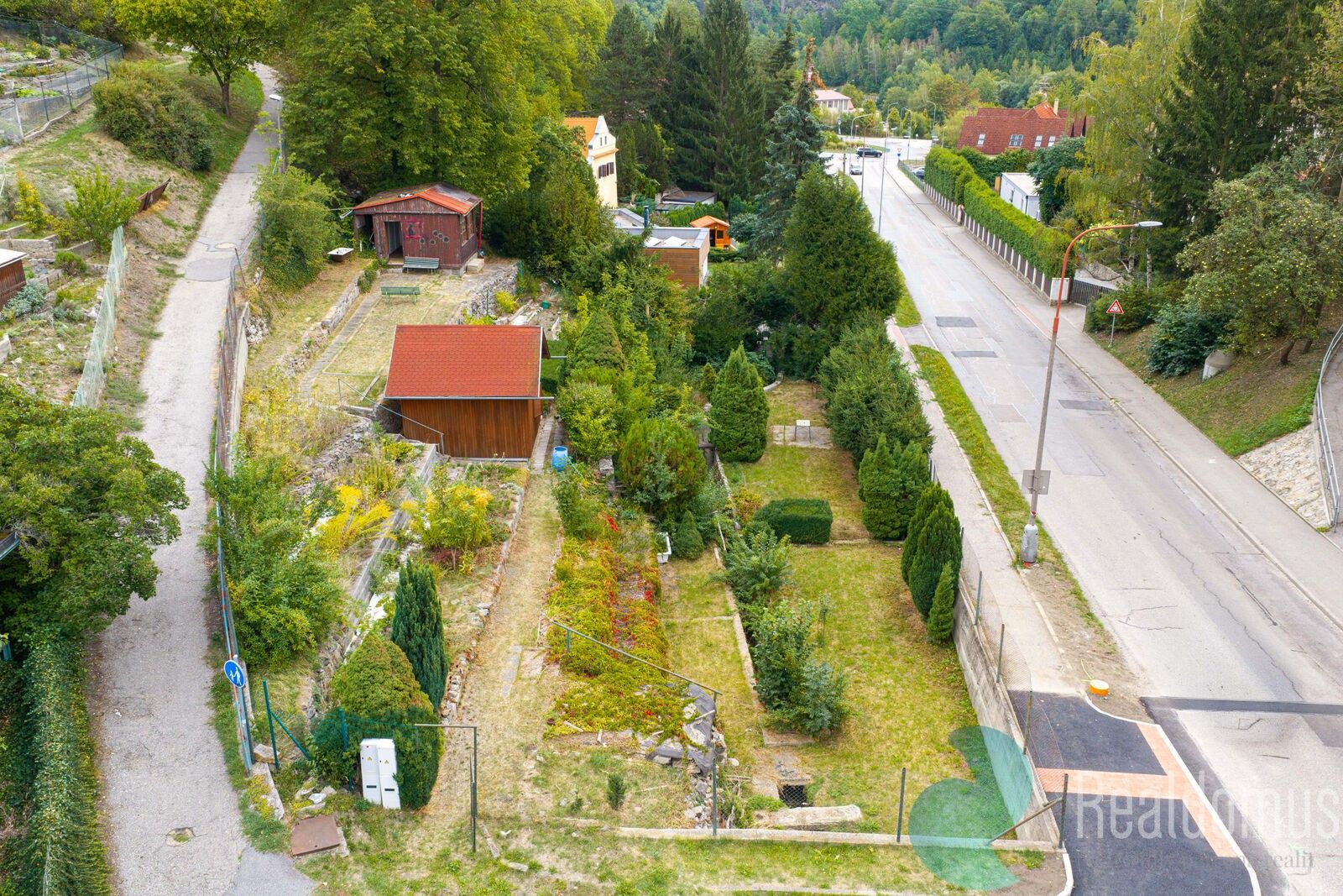 Prodej zahrada - Český Krumlov, 989 m² - 2