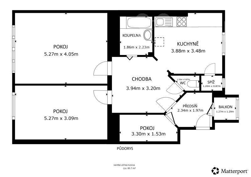 Prodej byt 2+1 - Špitálka, Brno, 80 m²