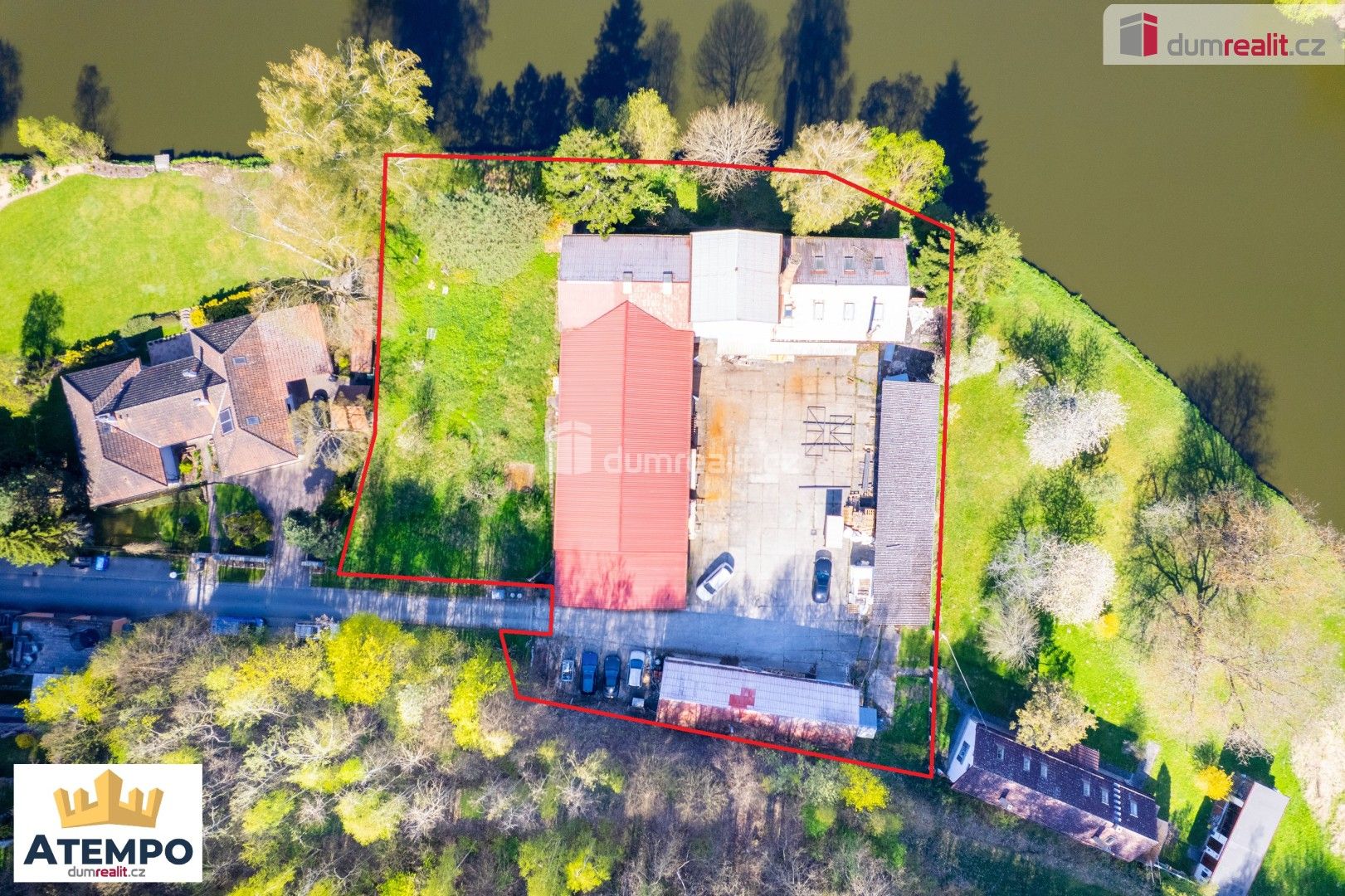 Výrobní prostory, Zářečí, Bechyně, 3 615 m² - 2