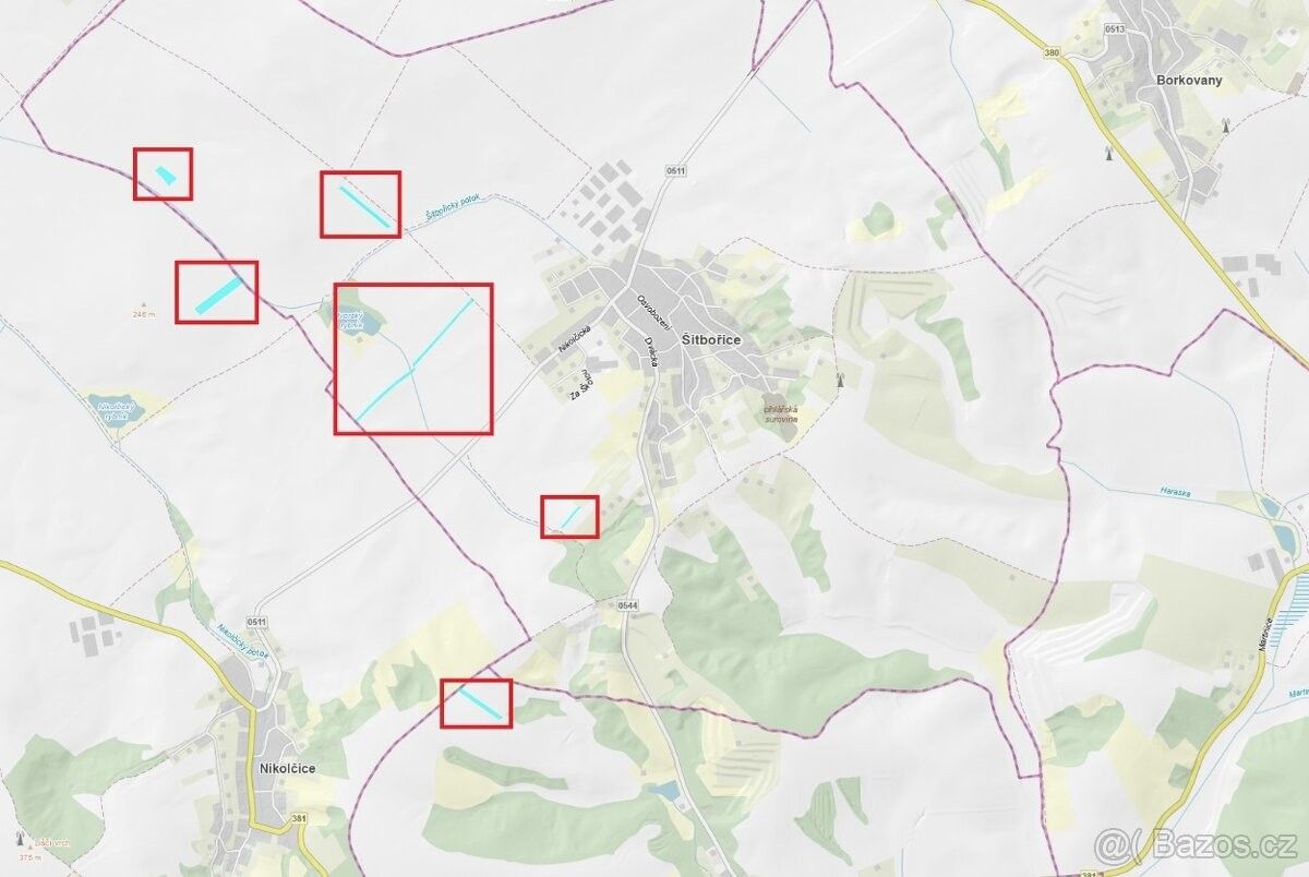 Pozemky pro bydlení, Šitbořice, 691 76