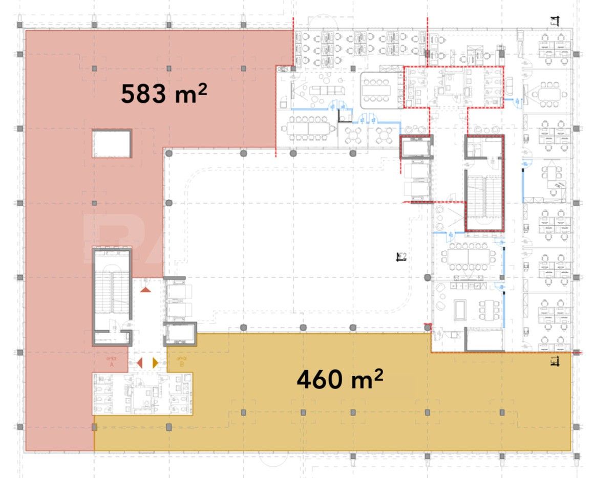 Kanceláře, Bucharova, Praha, 460 m² - 2